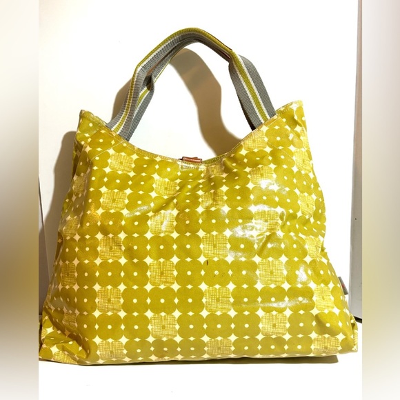 Orla Kiely Yellow Geometric Tote Bag - Picture 1 of 12